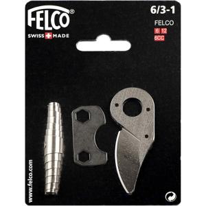 imageFelco Hand Pruner Replacement Kit 631  Spare Blade Spring ampamp Adjustment Key for Garden Shears ampamp Clippers SilverSingle