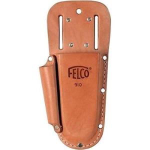 imageFelco Leather Holster F 910  Tool Pouch w Extra Slot for Pruning Shears or Construction  Utility Tools
