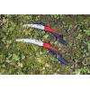 imageFELCO 603 Folding Pruning Saw  Curved PullStroke Saw for Tree Trimming ampamp Elevated Cut  Tree Branch Cutter  Folding Handsaw with ChromePlated 8quot Blade NonSlip Handle Blade Lock Swiss Precision