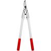 imageFelco 459067 200 A Straight Cutting Head Expert Loppers with Aluminum Tubes 24In SilverredSilverRed