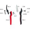 imageFelco Pruning Shears F 160L High Performance Swiss Made OneHand Garden Pruner with Steel Blade wComposite Fiber Handle