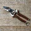 image:imageFELCO 6 ELITE Pruning Shears  77 SwissMade Garden Clippers with LeatherWrapped Handle for Medium Right Hands  Hand Pruners for Gardening  Garden Tool Cutter with Bypass Blade Aluminum BodyClassic